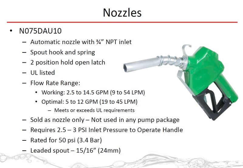 FILL RITE Fill-Rite N075DAU10 3/4" Automatic Nozzle (Green) - Image 4